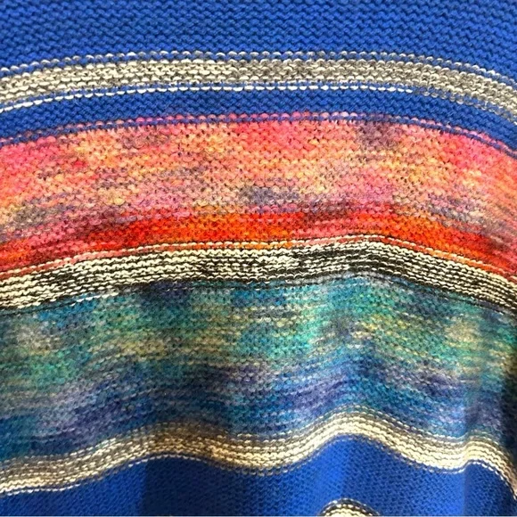 Sundance PS merino wool knit sweater cardigan horn toggle closure multi color - Picture 8 of 13